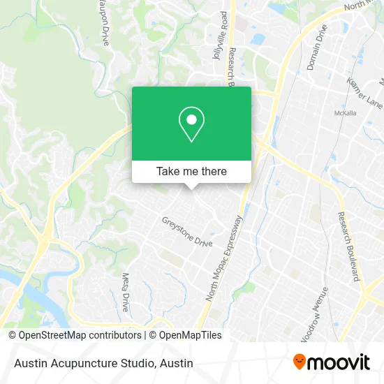 Austin Acupuncture Studio map