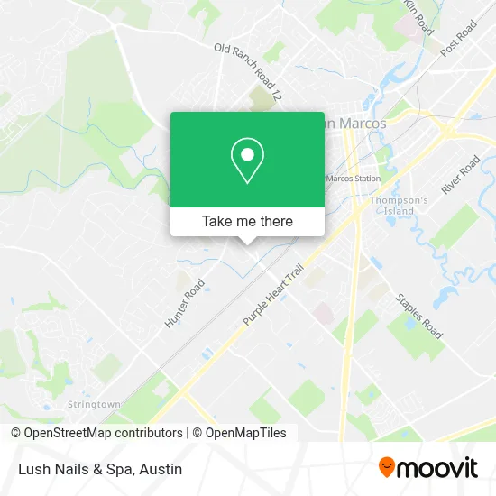 Lush Nails & Spa map
