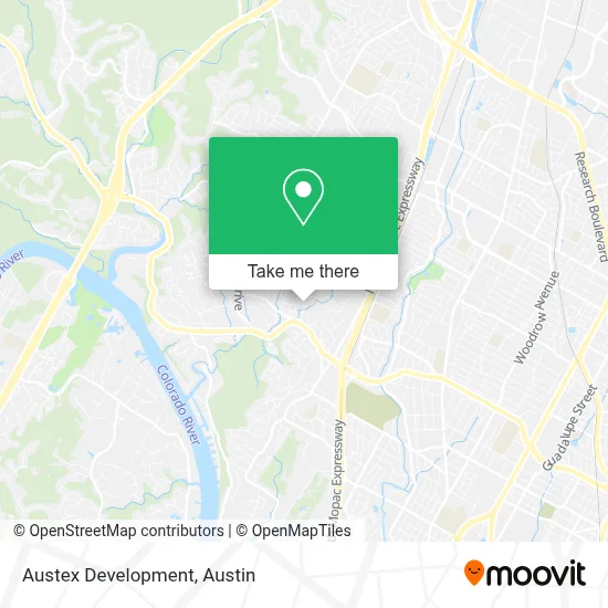 Austex Development map