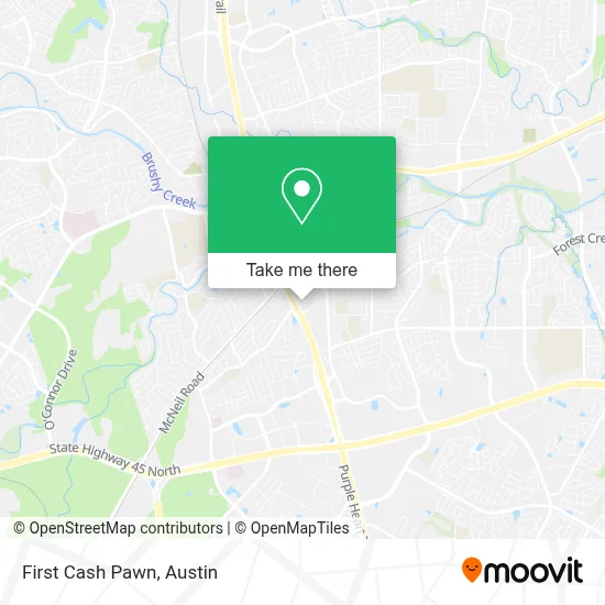 First Cash Pawn map