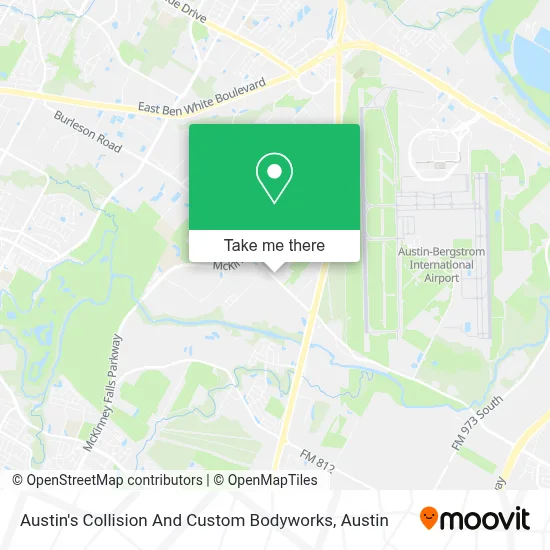 Austin's Collision And Custom Bodyworks map
