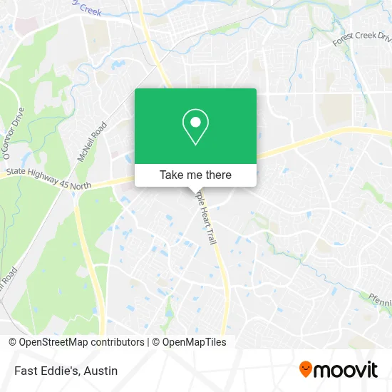 Fast Eddie's map
