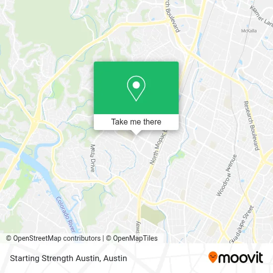 Starting Strength Austin map