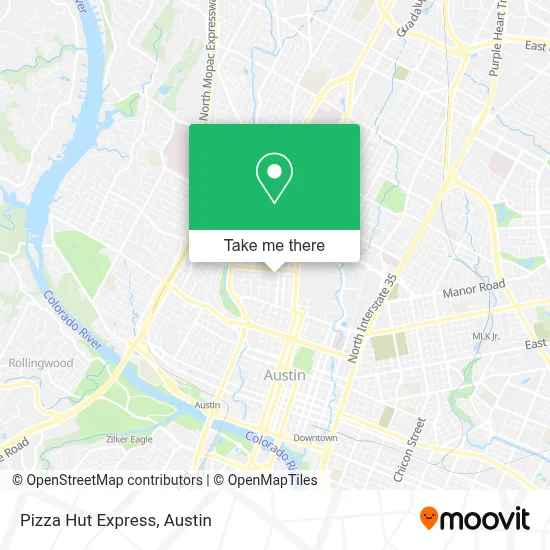 Pizza Hut Express map