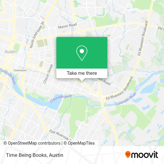 Time Being Books map