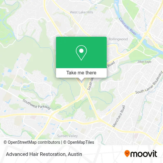 Advanced Hair Restoration map