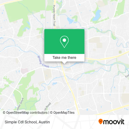 Simple Cdl School map