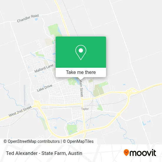 Ted Alexander - State Farm map