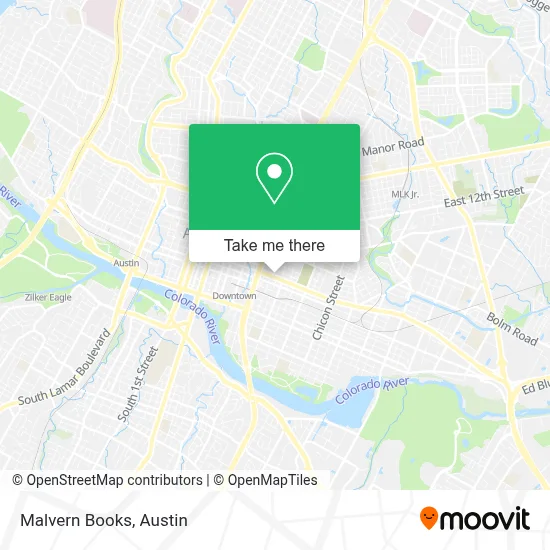 Malvern Books map