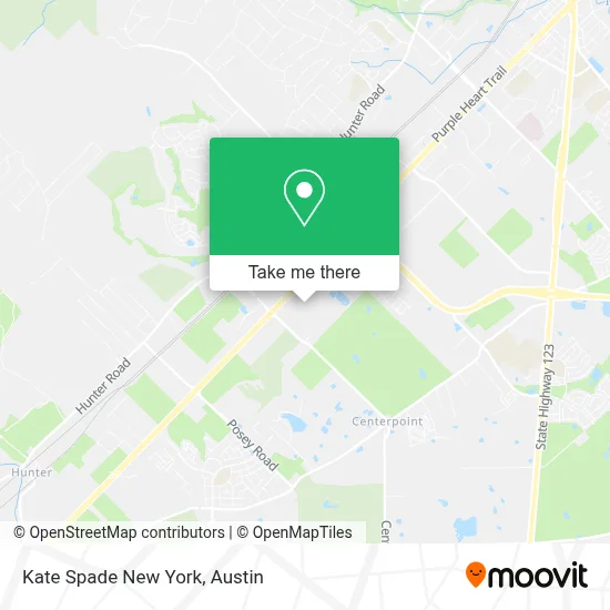 Kate Spade New York map
