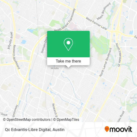 Qc Edvantis-Libre Digital map