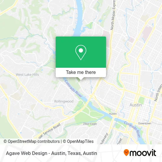 Agave Web Design - Austin, Texas map