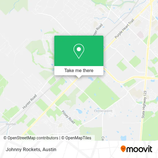 Johnny Rockets map