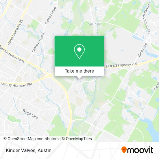 Kinder Valves map