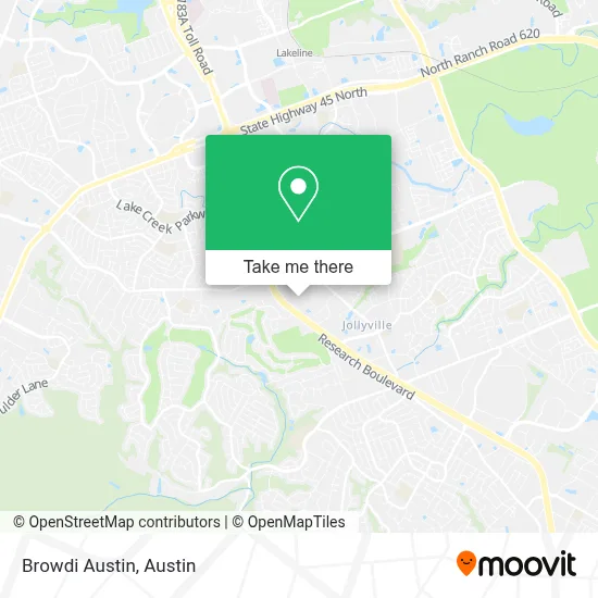 Browdi Austin map