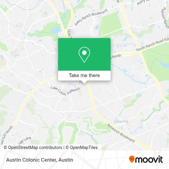 Austin Colonic Center map