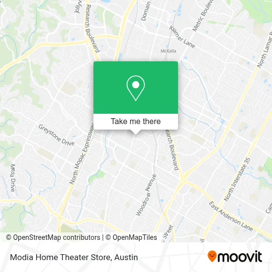 Modia Home Theater Store map