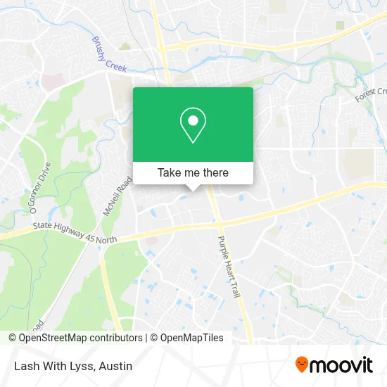 Lash With Lyss map