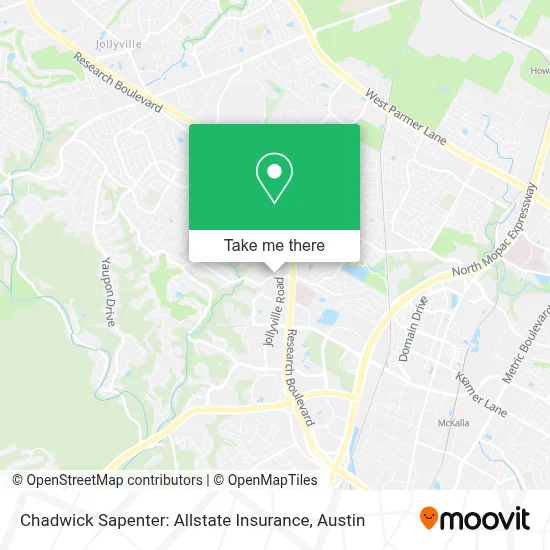 Chadwick Sapenter: Allstate Insurance map