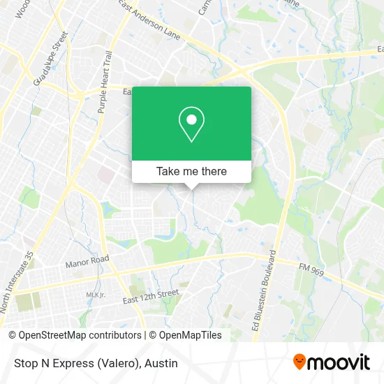 Stop N Express (Valero) map
