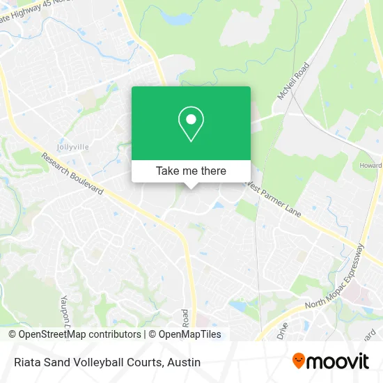 Riata Sand Volleyball Courts map
