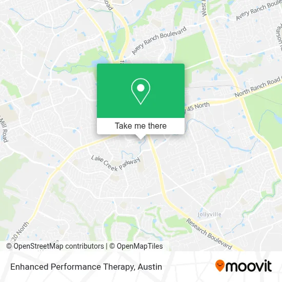 Enhanced Performance Therapy map