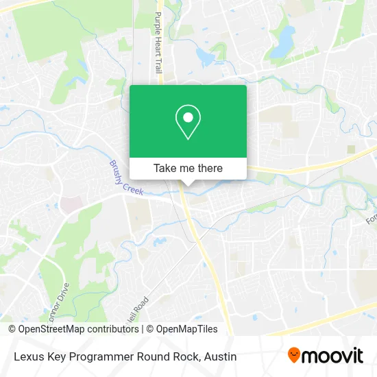 Lexus Key Programmer Round Rock map