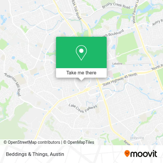 Beddings & Things map