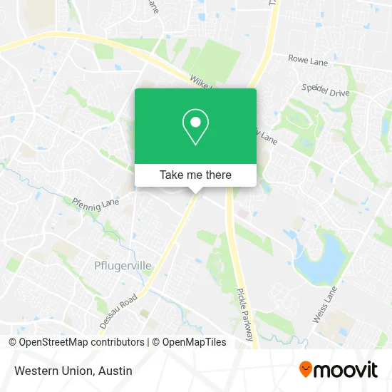 Western Union map