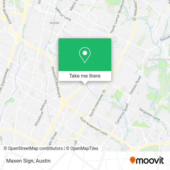 Maxen Sign map