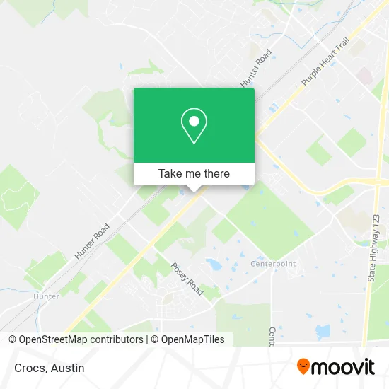 Crocs map