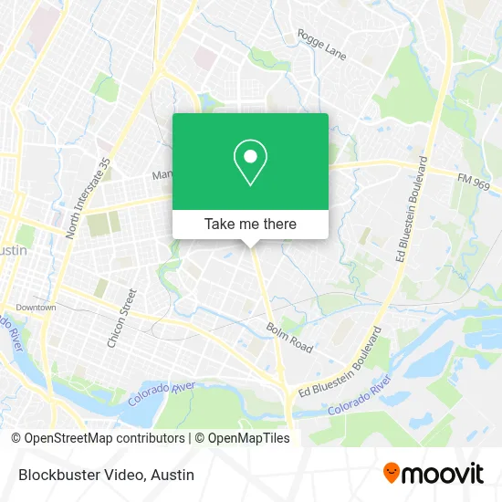 Blockbuster Video map