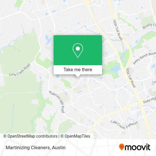 Martinizing Cleaners map