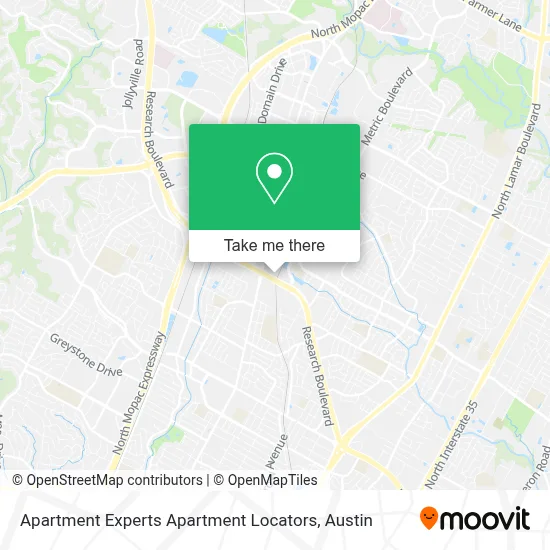 Apartment Experts Apartment Locators map