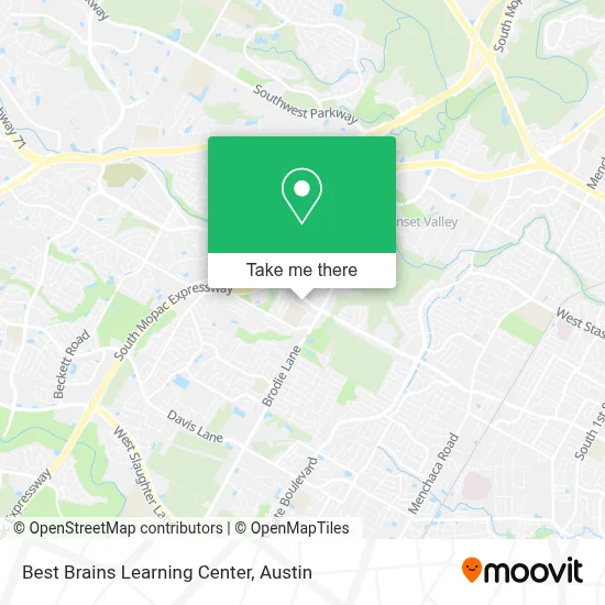 Best Brains Learning Center map