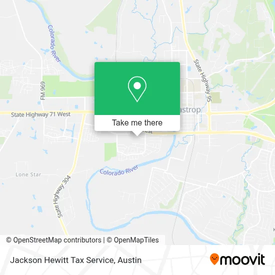 Jackson Hewitt Tax Service map