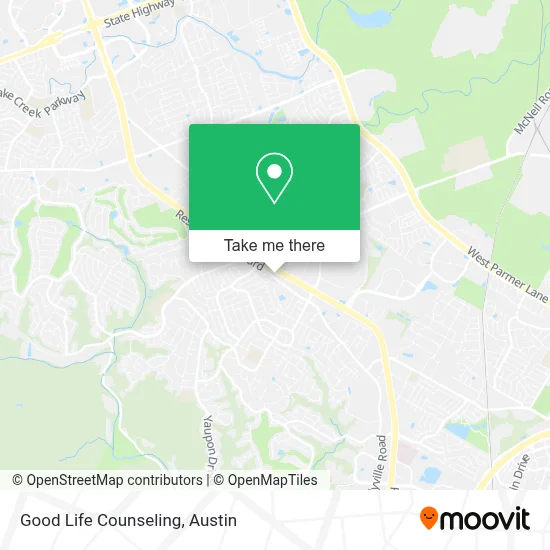 Good Life Counseling map