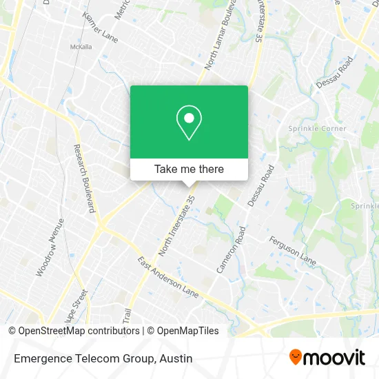 Emergence Telecom Group map