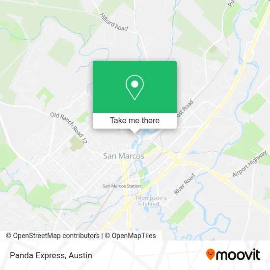Panda Express map