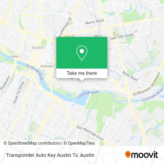 Transponder Auto Key Austin Tx map