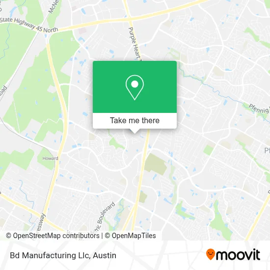 Bd Manufacturing Llc map