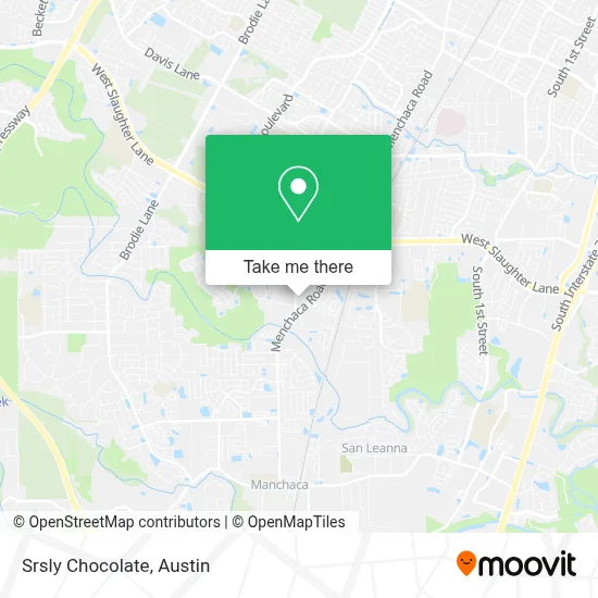 Mapa de Srsly Chocolate