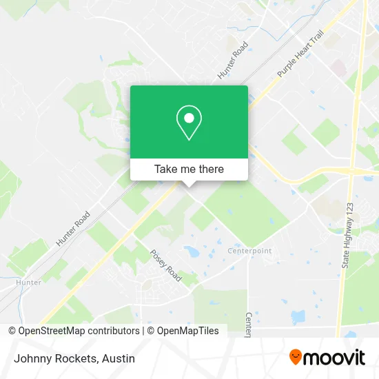 Johnny Rockets map