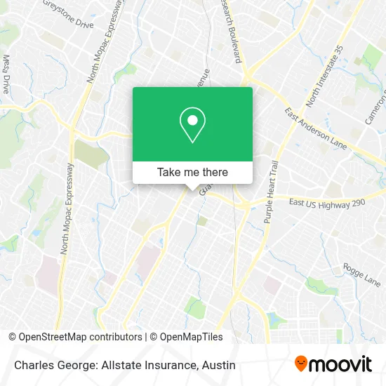 Charles George: Allstate Insurance map