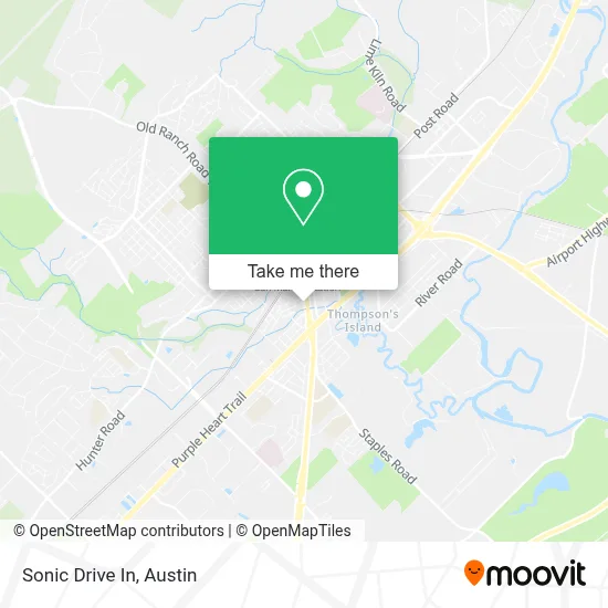 Sonic Drive In map