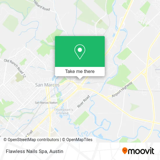 Flawless Nails Spa map