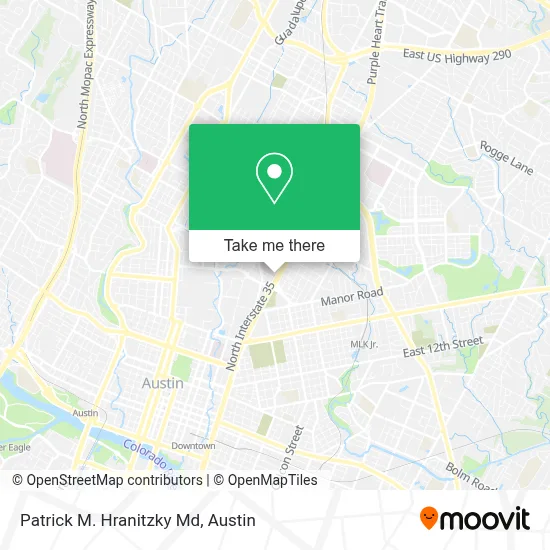 Patrick M. Hranitzky Md map
