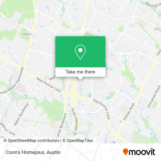 Conn's Homeplus map