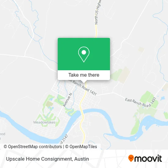 Upscale Home Consignment map