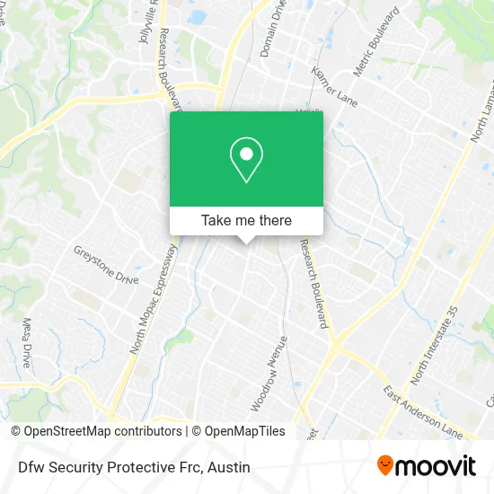 Dfw Security Protective Frc map